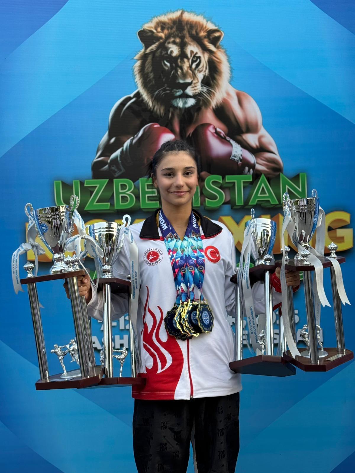 ÖZBEKİSTANDA TARİHİ ZAFER! TÜRKİYE DE BİR İLK TEK SPORCU 6 MADALYA 4 ŞAMPİYONLUK!